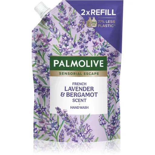 Palmolive Sensorial Escape French Lavender & Bergamot tekuté mydlo na ruky náhradná náplň 500 ml