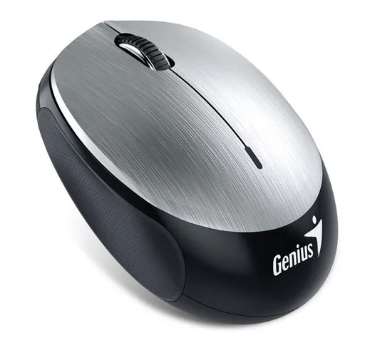 GENIUS myš NX-9000BT/ Bluetooth 4.0/ 1200 dpi/ bezdrôtová/ dobíjacia batéria/ strieborná