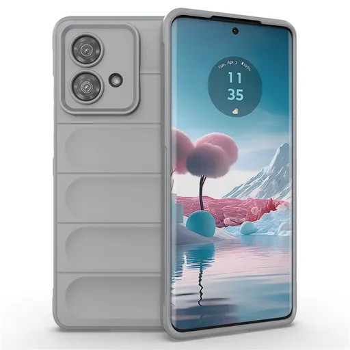 STEPS Ochranný kryt pre Motorola Edge 40 Neo svetlošedý