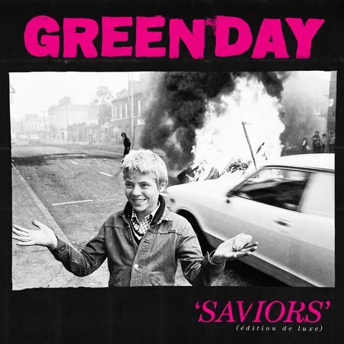 Green Day: Saviors (édition De Luxe) (hot Pink W/ White Splatter Vinyl) LP