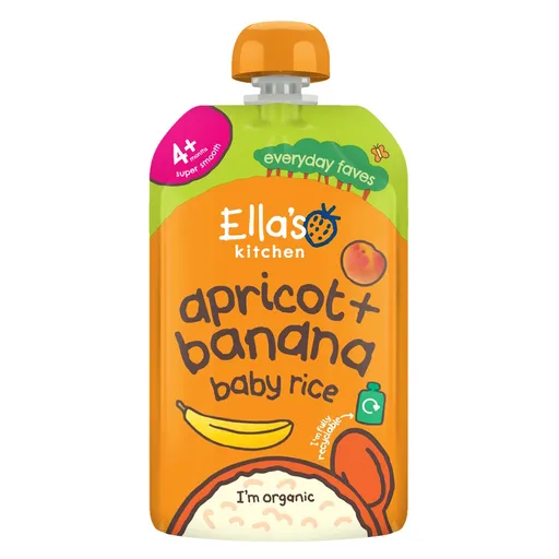 ELLA'S KITCHEN Detská ryža banán a marhuľa BIO 120 g