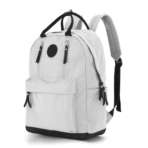 Ruksak na notebook A4 do práce a školy svetlosivý - Himawari