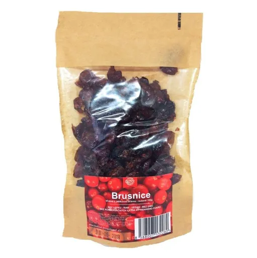 NAJTELO Kanadské brusnice sušené s jablkovou šťavou 100 g