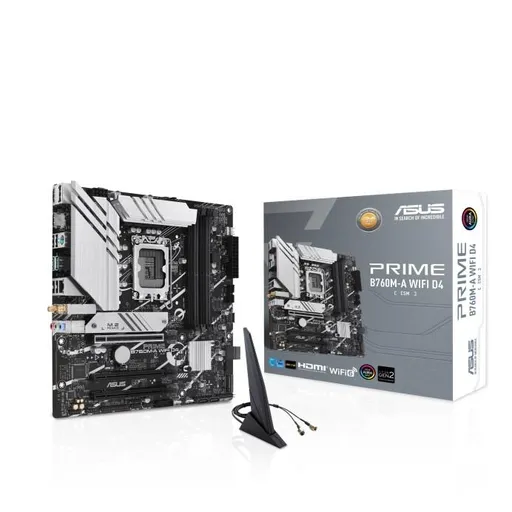 ASUS MB Sc LGA1700 PRIME B760-A DDR4 CSM, Intel B760, 4xDDR4, 1xDP, 2xHDMI, mATX