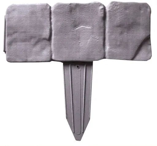 Záhradná palisáda obrubník lem trávniku 2,5 m sivá,