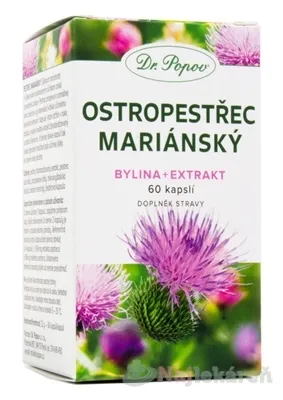 Dr. Popov Pestrec mariánsky 60 kapsúl