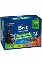 Brit Premium Cat vrecko Sterilised Plate 1200g (12x100g)
