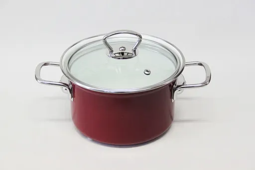 BELIS - Hrniec 2,1L so sklenenou pokrievkou 16cm, ECO-CERAM