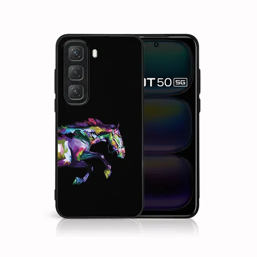 MY ART Ochranný kryt pre Infinix Hot 50 HORSE (249)