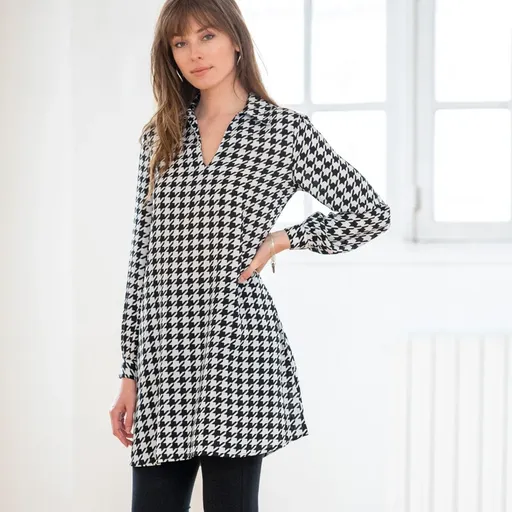 Tunika s potlačou kohútej stopy