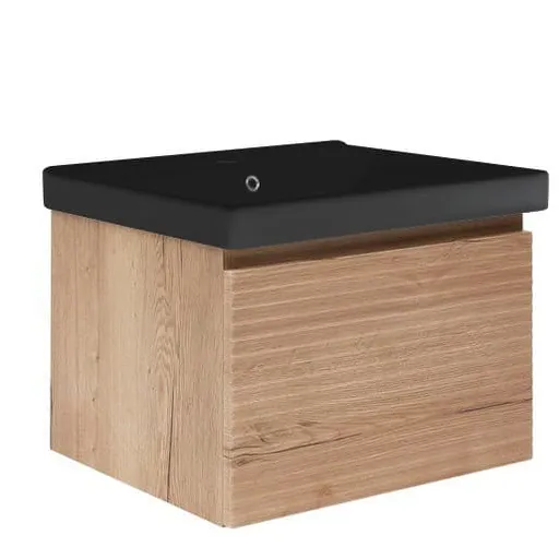 Kúpeľňová skrinka s umývadlom Naturel Savona 78x43x45 cm dub mat SAVONA80DHU1B