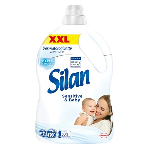 SILAN Sensitive & Baby Aviváž 130 praní 2860 ml