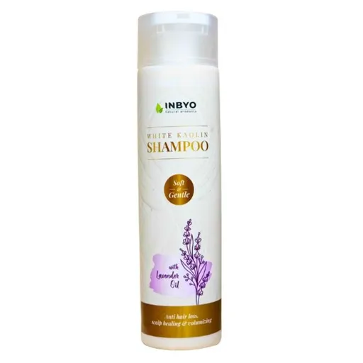INBYO Prírodný šampón s bielym ílom a levanduľovým olejom 250 ml