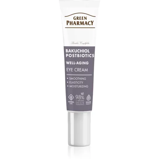 Green Pharmacy Bakuchiol & Postbiotics Eye Cream očný krém proti príznakom starnutia 15 ml