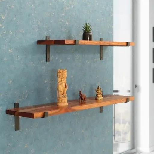 Polica na stenu s konzolou Lara 100 cm palisander LARA-PAL 100