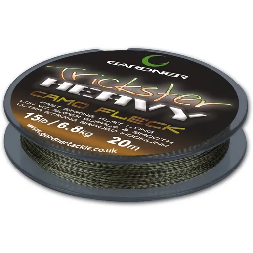 Gardner náväzcová šnúra trickster heavy 20 m-nosnosť 25lb / farba green