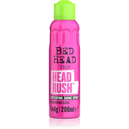 TIGI Head Rush Super Shine Spray sprej na vlasy pre lesk 200 ml