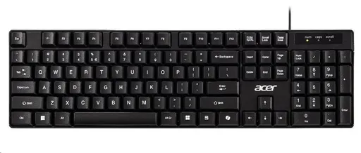 Acer AKW100/Drôtové USB-A/SK-SK layout/Čierna
