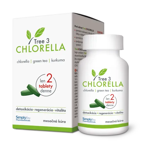 Tree3CHLORELLA výživový doplnok 60 tabliet