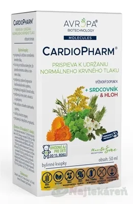 AVROPA CardioPharm bylinné kvapky 50ml
