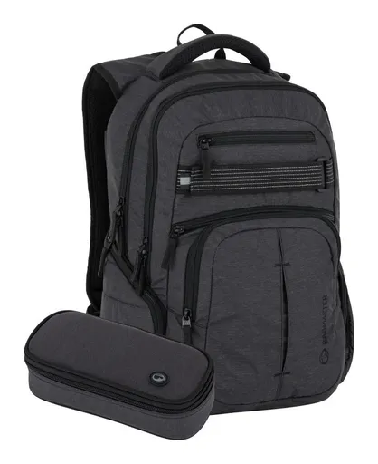 Školský set Bagmaster SCOUT 25 A Set Grey