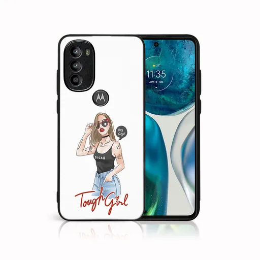 MY ART Ochranný kryt Motorola Moto G71 5G TOUGH GIRL (131)