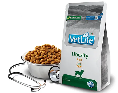 Farmina Vet Life dog obesity fish - kompletné dietetické krmivo pre dospelé psy 12 kg