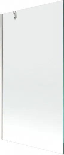 MEXEN/S - Next vaňová zástena FIX 100 x 150, transparent, nikel kartáčovaná 895-100-000-00-00-97