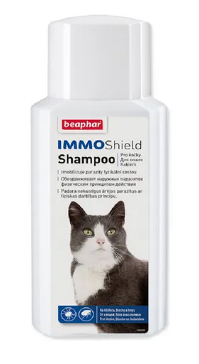 Beaphar Immo Shield CAT antiparazitný šampón pre mačky 200 ml