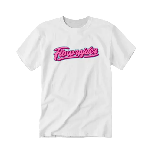 Strapo tričko Flowrajder Pink Biela S