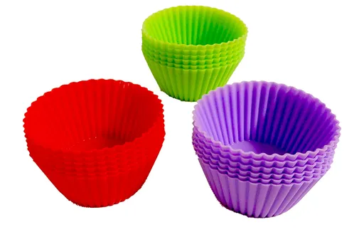MAKRO - Košíčky na muffiny silikón 6ks rôzne farby