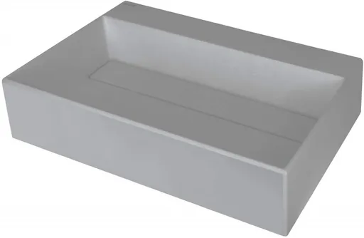 DEANTE - Correo šedá Granitové umývadlo na dosku, s krycou doskou CQR_SU6M