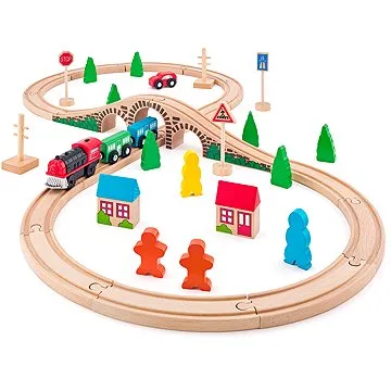 Woody -Železničná osmička s el. rušňom (8591864911219)