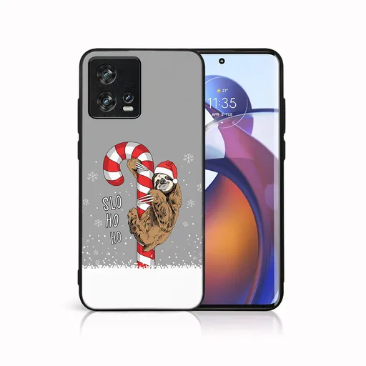 MY ART Kryt s vianočným dizajnom Motorola Edge 30 Fusion CANDY (076)