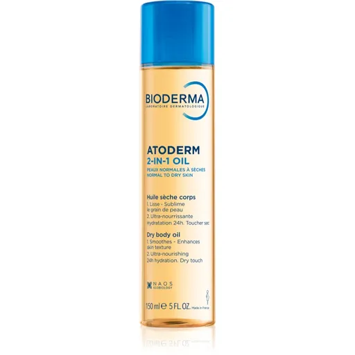 Bioderma Atoderm 2-in-1 Oil intenzívne vyživujúci olej pre suchú pokožku 150 ml