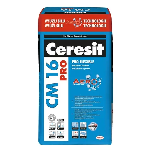 Ceresit CM 16 lepidlo sivá 25 kg c2te s1 CM1625