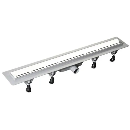 Sprchový žľab Polysan 66 cm polypropylén šedá lesk lines 71673