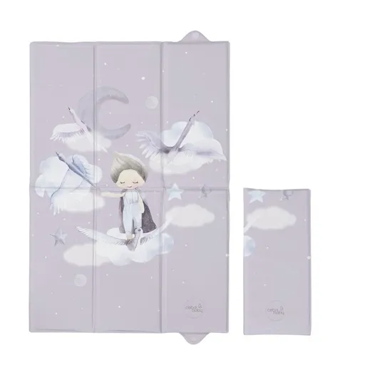 CEBA BABY Podložka prebaľovacia cestovná (60x40) Basic Wild Swans