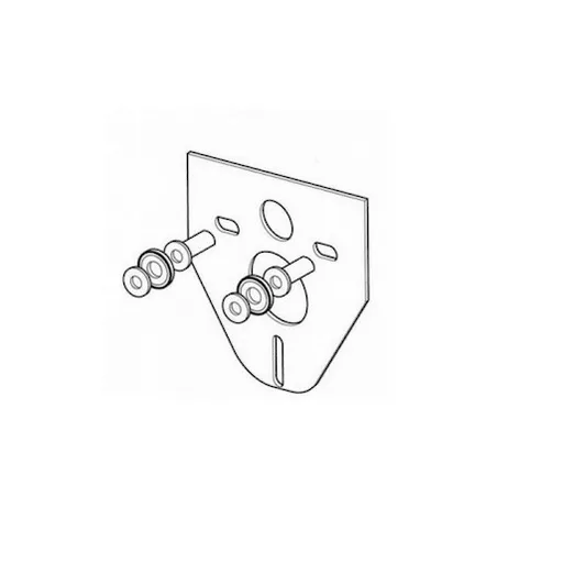 Tece Construct zvukovoizolačné vložka na stěnu k wc 9.200.010