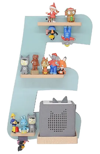 VCM Polička Boarti Tonie - písmeno E, limetkově zelená