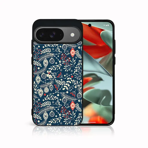 MY ART Kryt s vianočným dizajnom Google Pixel 9 MISTLETOE (070)