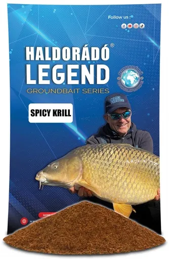 Haldorádó krmítková zmes legend groundbait 800 g - spicy krill