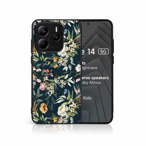 MY ART Ochranný kryt pre Xiaomi Redmi Note 14 5G FLORAL (158)
