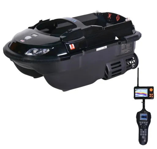 Boatman zavážacia lodička vulcan pro s gps a echolotom čierna