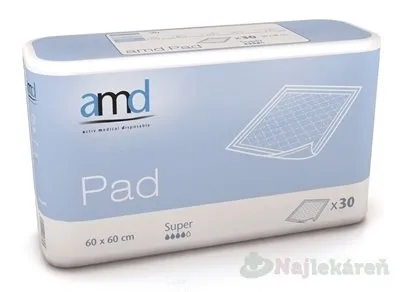 AMD Pad Super, podložky pod pacienta (60x60 cm), 1x30 ks