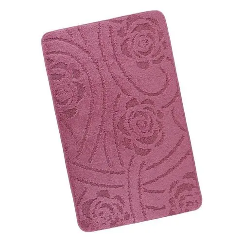 Bellatex Kúpeľňová predložka Bany Ruže lila, 60 x 100 cm
