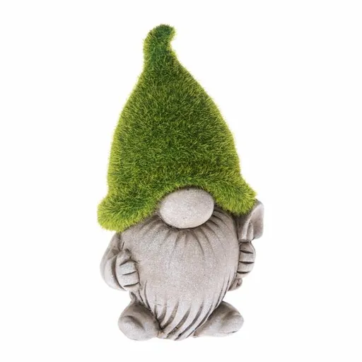 Záhradná dekorácia škriatok s lopatkou, keramika,10,5 x 18,5 x 8,5 cm