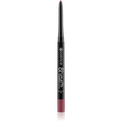 essence 8h Matte Comfort matná ceruzka na pery so strúhatkom odtieň 19 Burgundy Bestie 0.3 g
