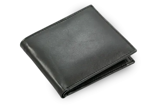 Čierna pánska kožená peňaženka 513-3223-60