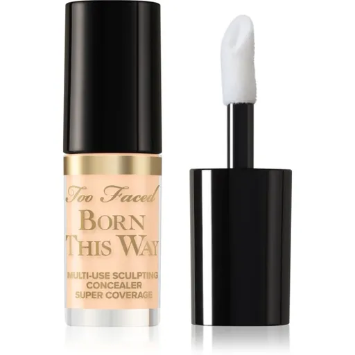 Too Faced Born This Way Super Coverage Multi-Use Concealer Travel Size dlhotrvajúci korektor pre plné krytie odtieň Almond 2 ml